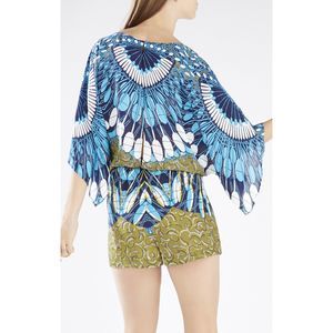BCBGMaxAzria Caiti Kimono Sleeve Romper